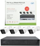 PNI Kit supraveghere video PNI House IPMAX POE 3LR, NVR cu 4 porturi POE si 10 in retea, ONVIF si 4 camere cu IP 3MP, de ext (PNI-IPMAX3LR)