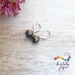 Kristály Jóga Shop Pirit 8 mm-es ásvány fülbevaló