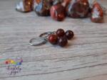 Kristály Jóga Shop Breccsajáspis 8 mm-es ásvány fülbevaló