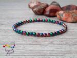 Kristály Jóga Shop Hematit 4 mm-es ásvány karkötő (titán)