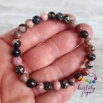 Kristály Jóga Shop Rodonit 6 mm-es ásvány karkötő