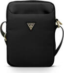 GUESS Bag GUTB10NTMLBK 10" black/black Nylon Triangle Logo