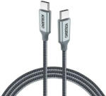 Choetech USB Type C - USB Type C cable 5A 100 W Power Delivery 480 Mbps 1, 8 m gray (XCC-1002-GY)