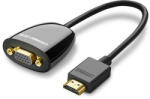UGREEN Cable Cord Adapter Adapter One Way HDMI (Male) to VGA (Female) FHD Black (MM105 40253)