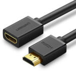 UGREEN cable cord adapter plug HDMI extension cable (female) - HDMI (male) 4K 10.2 Gbps 340 Mhz audio ethernet 0.5 m black (HD107 10140)