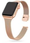 Tech-Protect TP0617 Tech-Protect Thin Milanese Apple Watch 4 / 5 / 6 / 7 / 8 / SE (38/40/41mm) óraszíj, arany (Blush Gold) (TP0617)