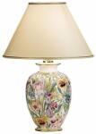 Kolarz PANSE asztali lámpa virág díszítéssel, magassága 43 cm