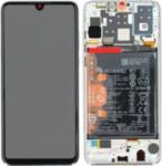 Huawei 02352PJN Gyári Huawei P30 Lite New Edition 24MP fehér LCD kijelző érintővel kerettel előlap akkumlátorral (02352PJN)
