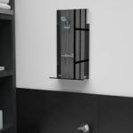 vidaXL Oglindă de perete cu raft, 20 x 40 cm, sticlă securizată (249433)