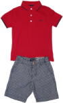 Mayoral Set tricou polo rosu si pantaloni scurti (3215), 8 ani / 128 cm (MY3215M8)