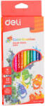 Deli Creioane colorate 12 culori color emotion deli (DLEC00200)