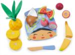 Tender Leaf Tocător de lemn cu fructe tropicale Tropical Fruit Chopping Board Tender Leaf Toys cu cuțit de la 24 luni (TL8281) Bucatarie copii