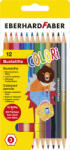 Eberhard Faber Creioane colorate bicolore 12*2 Eberhard Faber EF514811 (EF514811)