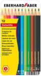 Eberhard Faber Creioane colorate 12 culori cutie metal eberhard faber (EF514813)