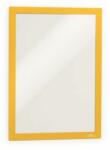 DURABLE Infokeret, A4, öntapadó háttal, DURABLE DURAFRAME® , sárga (DB487204) (487204)
