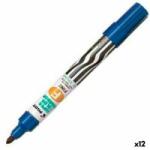 Pilot Marker permanent Pilot Sca-F Blue Refillable 1 mm (12 bucăți)