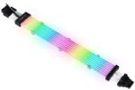 Lian Li Cablu prelungitor RGB adresabil Lian Li Strimer Plus V2 12VHPWR 16 pini la 16 pini VGA, 8 benzi iluminare LED, PW16-8PV2