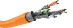 Goobay Rola cablu de retea RJ45 CAT 7A S/FTP (PiMF) 100m Orange, Goobay G91888 (G91888)