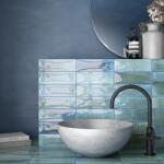 Equipe Cerámicas 6, 5x20 Hanoi Arco SkyBlue Kék DEKOR FALBURKOLAT