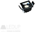 spectrumLED GRID - Model S - recessed fixture 47x45x45 mm, 4W, 45°, black color (WLD10101_ZASILACZ_WLD)
