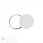 spectrumLED NYMPHEA BLACK & WHITE RINGS 18W CW 230V 115st IP54 IK04 FI250x52 WHITE / BLACK ROUND WITH SENSOR (SLI031034CW_PW_CZUJNIK)