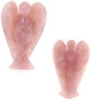  Inger din Cuart Roz Mineral Natural - 74-77 x 47-50 x 22-25 mm - 1 Buc