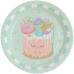 Amscan Crazy Cake, Sütemény papírtányér 8 db-os 23 cm (DPA9916942)