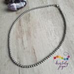 Kristály Jóga Shop Ezüst hematit 4 mm-es ásvány gyöngysor