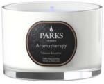Parks London Lumânare parfumată - Parks London Aromatherapy Tobacco & Leather Candle 80 g