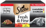 Sheba Fresh & Fine beef & chicken gravy 72x50 g