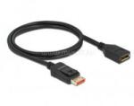 Delock 87070 1m DisplayPort 8K 60Hz anya - apa hosszabbító kábel (DL87070) (DL87070)