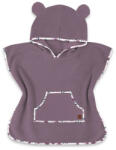 Qmini - Poncho baie, Cu gluga, buzunar si urechi, Materiale certificate Oeko Tex Standard 100, 1 - 4 ani, Heather (6426972019552)