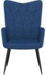 vidaXL Scaun de relaxare, albastru, material textil (327549)