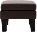 vidaXL Taburet, maro, piele ecologică (288778) Canapea