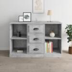 vidaXL Servantă, gri beton, 104, 5x35, 5x67, 5 cm, lemn prelucrat (816236) Comoda