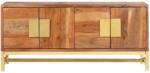 vidaXL Măsuță de cafea, 90 x 55 x 40 cm, lemn masiv de acacia (285870) Masa de cafea