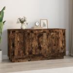 vidaXL Servantă, stejar afumat, 102x35x55 cm, lemn prelucrat (831890) Comoda