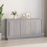 vidaXL Servantă, gri sonoma, 102x35x55 cm, lemn prelucrat (831891) Comoda