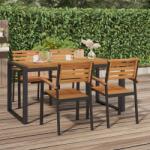 vidaXL Masă grădină picioare formă de U 160x80x75 cm lemn masiv acacia (319516)