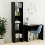 vidaXL Bibliotecă, negru, 40x35x180 cm, PAL (803399) Biblioteca