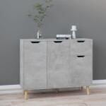 vidaXL Servantă, gri beton, 90x30x72 cm, lemn prelucrat (326817) Comoda