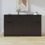 vidaXL Servante, 2 buc. , negru, 60x30x70 cm, lemn compozit (3115813) Comoda