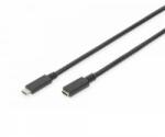 ASSMANN Cablu USB-C Digitus AK-300210-015-S 1, 5 m negru