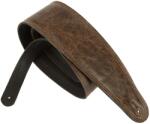 Perri's Leathers 7134 3.5" Brown Padded Leather Guitar Strap