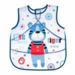  Canpol műanyag zsebes előke 12hó+ kék tigris