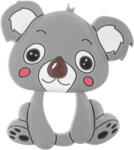  Akuku rágóka - szilikon hűthető - Koala szürke