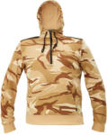 CERVA CRAMBE HOODIE pulóver terepmintás bézs 2XL (03060028W0005)