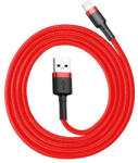 Baseus Cafule 2.4A Lightning USB-kábel 0.5m (piros) - szalaialkatreszek