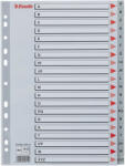 Esselte Index plastic reciclabil, alfabetic A-Z, format A4, ESSELTE