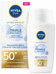 Nivea Napvédő krém arcra OF 50+ Sun Triple Protect (Fluid) 40 ml